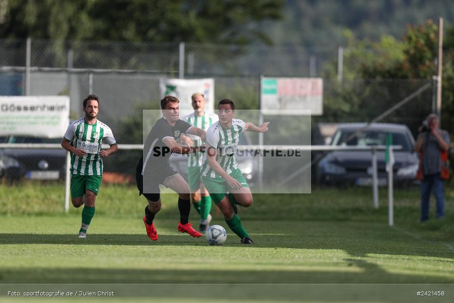 Sportgelände, Gössenheim, 23.07.2024, sport, action, Fussball, BFV, 2. Runde, Toto-Pokal Kreis Würzburg, SVV, FCG, SV 1928 Veitshöchheim, FC Gössenheim - Bild-ID: 2421458