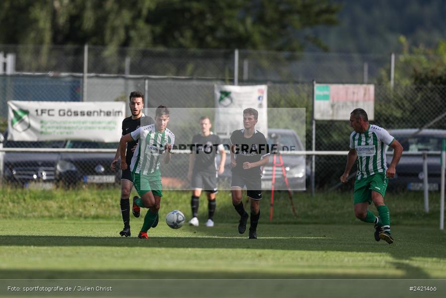 Sportgelände, Gössenheim, 23.07.2024, sport, action, Fussball, BFV, 2. Runde, Toto-Pokal Kreis Würzburg, SVV, FCG, SV 1928 Veitshöchheim, FC Gössenheim - Bild-ID: 2421466