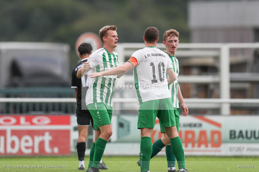 Sportgelände, Gössenheim, 23.07.2024, sport, action, Fussball, BFV, 2. Runde, Toto-Pokal Kreis Würzburg, SVV, FCG, SV 1928 Veitshöchheim, FC Gössenheim - Bild-ID: 2421543