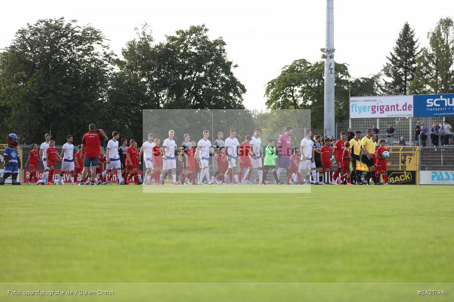 Stadion am Schönbusch, Aschaffenburg, 26.07.2024, sport, action, Fussball, BFV, 2. Spieltag, Regionalliga Bayern, SVW, SVA, SV Wacker Burghausen, SV Viktoria Aschaffenburg - Bild-ID: 2421794 Stadion am Schönbusch, Aschaffenburg, 26.07.2024, sport, action, Fussball, BFV, 2. Spieltag, Regionalliga Bayern, SVW, SVA, SV Wacker Burghausen, SV Viktoria Aschaffenburg - Bild-ID: 2421794
