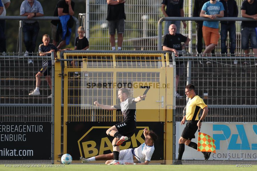 Stadion am Schönbusch, Aschaffenburg, 26.07.2024, sport, action, Fussball, BFV, 2. Spieltag, Regionalliga Bayern, SVW, SVA, SV Wacker Burghausen, SV Viktoria Aschaffenburg - Bild-ID: 2421800