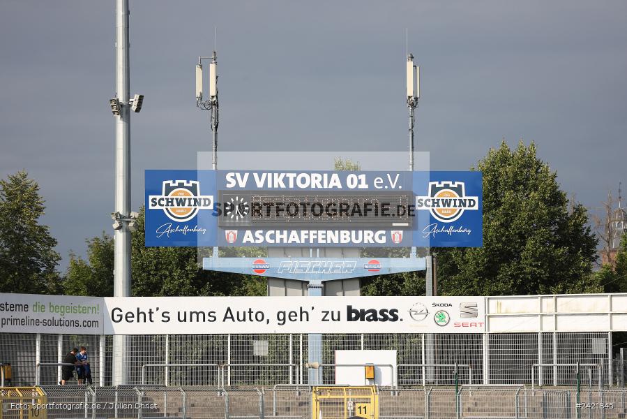 Stadion am Schönbusch, Aschaffenburg, 26.07.2024, sport, action, Fussball, BFV, 2. Spieltag, Regionalliga Bayern, SVW, SVA, SV Wacker Burghausen, SV Viktoria Aschaffenburg - Bild-ID: 2421845