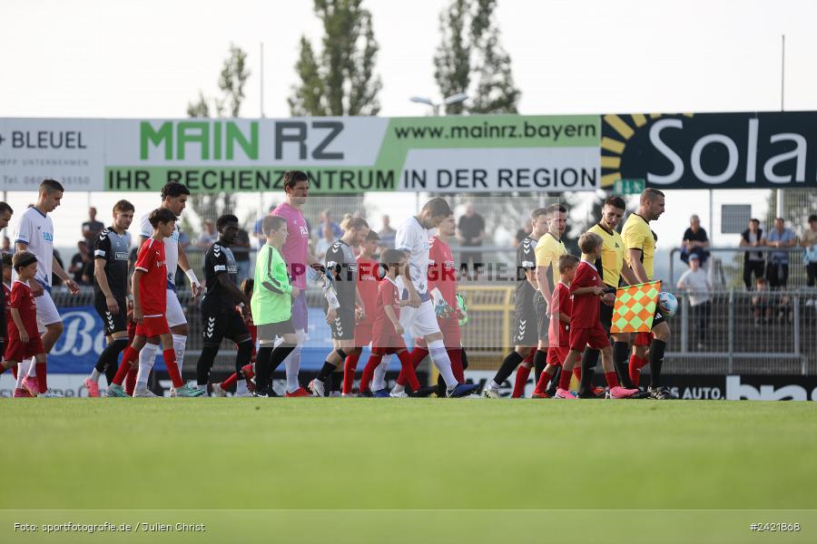 Stadion am Schönbusch, Aschaffenburg, 26.07.2024, sport, action, Fussball, BFV, 2. Spieltag, Regionalliga Bayern, SVW, SVA, SV Wacker Burghausen, SV Viktoria Aschaffenburg - Bild-ID: 2421868