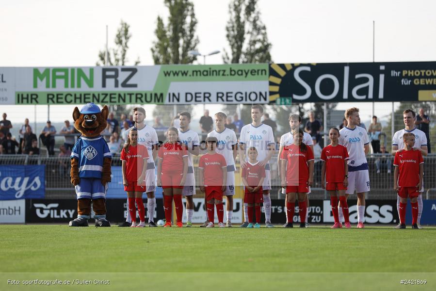 Stadion am Schönbusch, Aschaffenburg, 26.07.2024, sport, action, Fussball, BFV, 2. Spieltag, Regionalliga Bayern, SVW, SVA, SV Wacker Burghausen, SV Viktoria Aschaffenburg - Bild-ID: 2421869