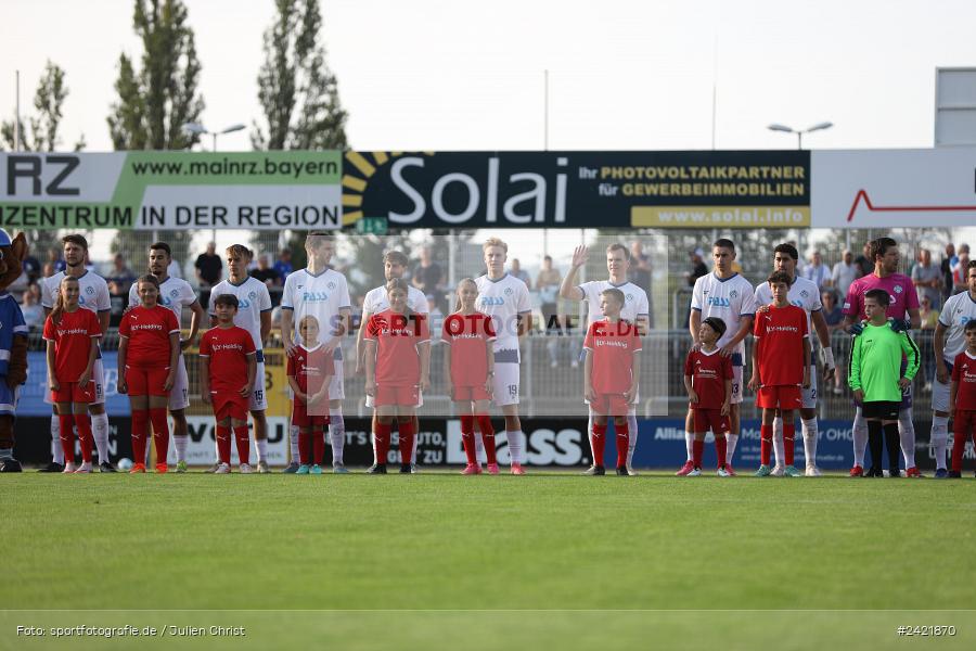 Stadion am Schönbusch, Aschaffenburg, 26.07.2024, sport, action, Fussball, BFV, 2. Spieltag, Regionalliga Bayern, SVW, SVA, SV Wacker Burghausen, SV Viktoria Aschaffenburg - Bild-ID: 2421870
