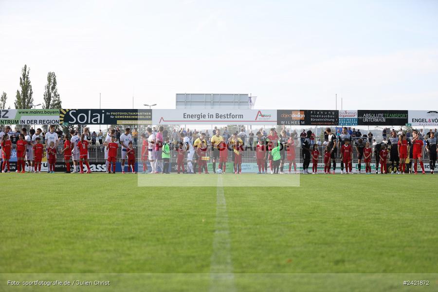 Stadion am Schönbusch, Aschaffenburg, 26.07.2024, sport, action, Fussball, BFV, 2. Spieltag, Regionalliga Bayern, SVW, SVA, SV Wacker Burghausen, SV Viktoria Aschaffenburg - Bild-ID: 2421872