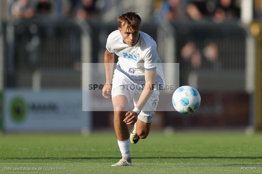 Stadion am Schönbusch, Aschaffenburg, 26.07.2024, sport, action, Fussball, BFV, 2. Spieltag, Regionalliga Bayern, SVW, SVA, SV Wacker Burghausen, SV Viktoria Aschaffenburg - Bild-ID: 2421879