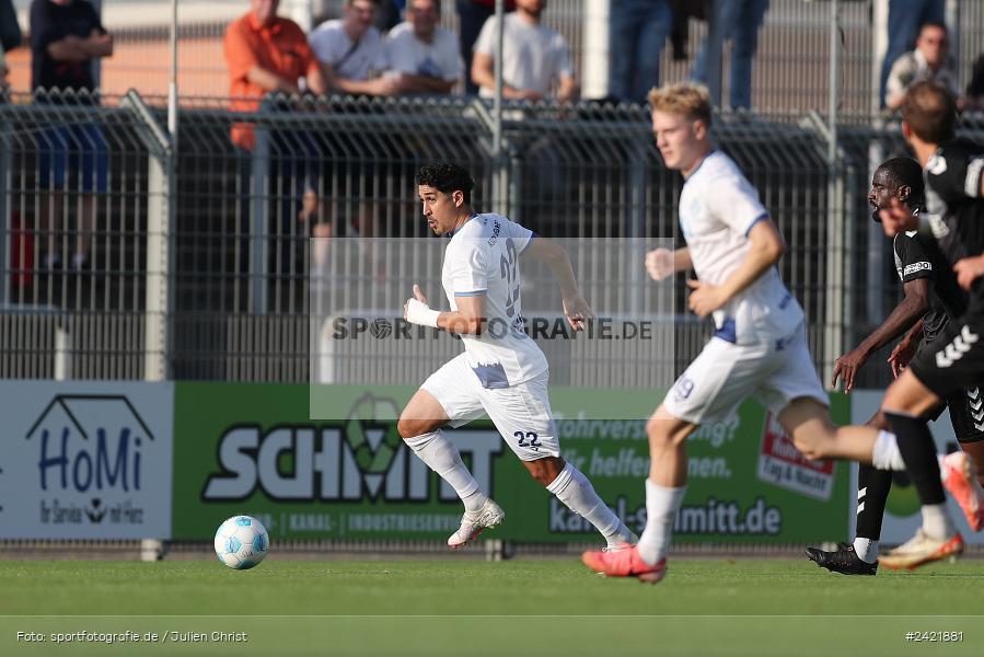 Stadion am Schönbusch, Aschaffenburg, 26.07.2024, sport, action, Fussball, BFV, 2. Spieltag, Regionalliga Bayern, SVW, SVA, SV Wacker Burghausen, SV Viktoria Aschaffenburg - Bild-ID: 2421881