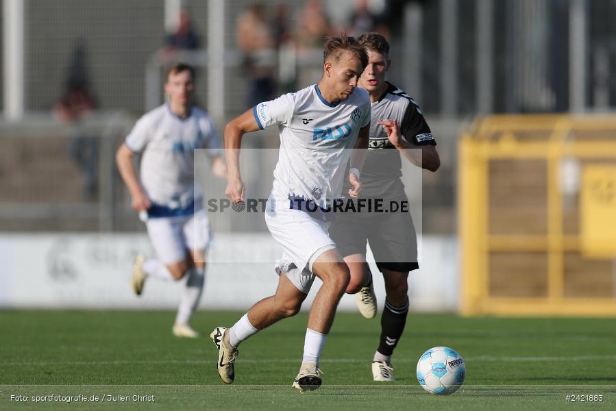 Stadion am Schönbusch, Aschaffenburg, 26.07.2024, sport, action, Fussball, BFV, 2. Spieltag, Regionalliga Bayern, SVW, SVA, SV Wacker Burghausen, SV Viktoria Aschaffenburg - Bild-ID: 2421883