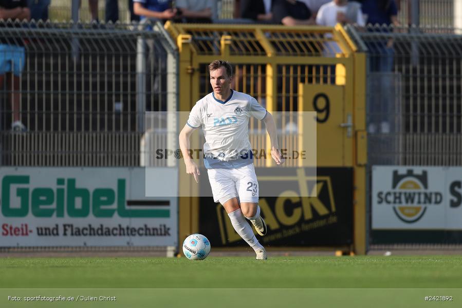 Stadion am Schönbusch, Aschaffenburg, 26.07.2024, sport, action, Fussball, BFV, 2. Spieltag, Regionalliga Bayern, SVW, SVA, SV Wacker Burghausen, SV Viktoria Aschaffenburg - Bild-ID: 2421892