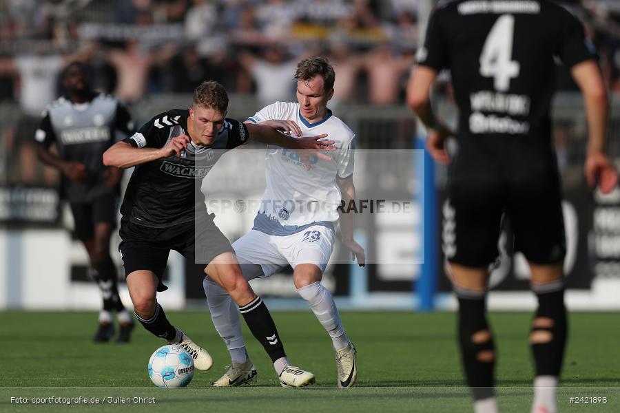 Stadion am Schönbusch, Aschaffenburg, 26.07.2024, sport, action, Fussball, BFV, 2. Spieltag, Regionalliga Bayern, SVW, SVA, SV Wacker Burghausen, SV Viktoria Aschaffenburg - Bild-ID: 2421898