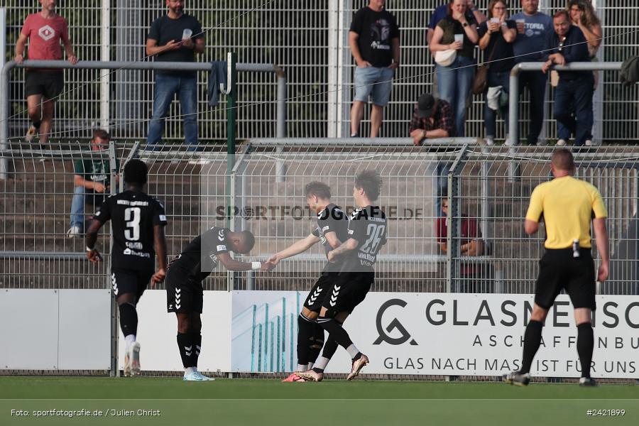 Stadion am Schönbusch, Aschaffenburg, 26.07.2024, sport, action, Fussball, BFV, 2. Spieltag, Regionalliga Bayern, SVW, SVA, SV Wacker Burghausen, SV Viktoria Aschaffenburg - Bild-ID: 2421899