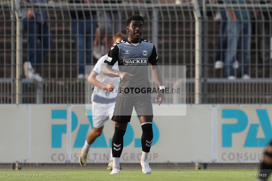 Stadion am Schönbusch, Aschaffenburg, 26.07.2024, sport, action, Fussball, BFV, 2. Spieltag, Regionalliga Bayern, SVW, SVA, SV Wacker Burghausen, SV Viktoria Aschaffenburg - Bild-ID: 2421935