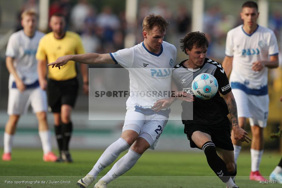 Stadion am Schönbusch, Aschaffenburg, 26.07.2024, sport, action, Fussball, BFV, 2. Spieltag, Regionalliga Bayern, SVW, SVA, SV Wacker Burghausen, SV Viktoria Aschaffenburg - Bild-ID: 2421937