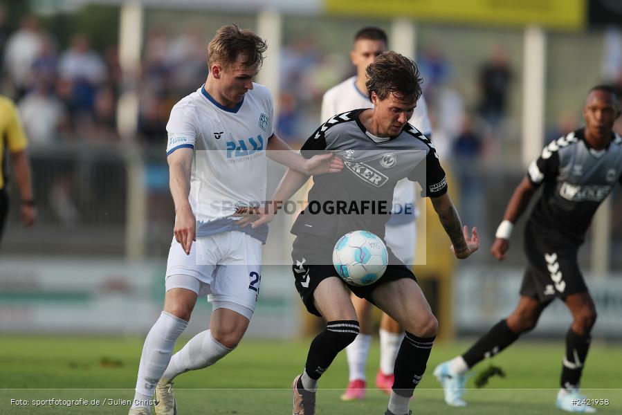 Stadion am Schönbusch, Aschaffenburg, 26.07.2024, sport, action, Fussball, BFV, 2. Spieltag, Regionalliga Bayern, SVW, SVA, SV Wacker Burghausen, SV Viktoria Aschaffenburg - Bild-ID: 2421938