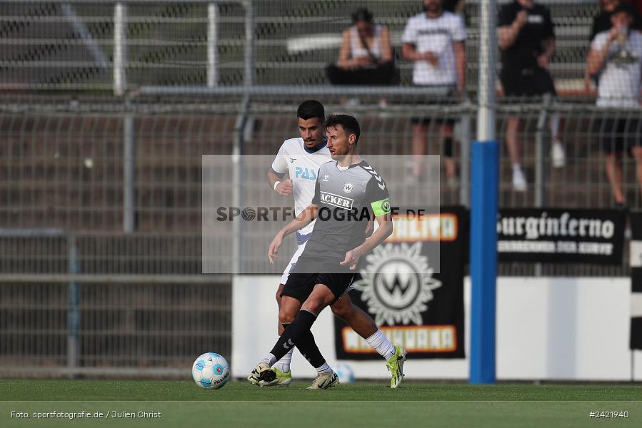 Stadion am Schönbusch, Aschaffenburg, 26.07.2024, sport, action, Fussball, BFV, 2. Spieltag, Regionalliga Bayern, SVW, SVA, SV Wacker Burghausen, SV Viktoria Aschaffenburg - Bild-ID: 2421940