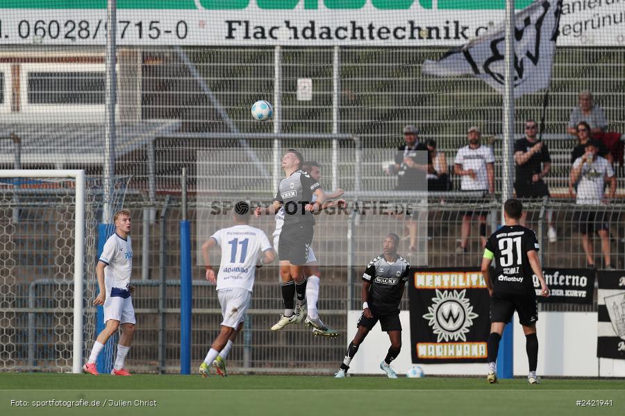 Stadion am Schönbusch, Aschaffenburg, 26.07.2024, sport, action, Fussball, BFV, 2. Spieltag, Regionalliga Bayern, SVW, SVA, SV Wacker Burghausen, SV Viktoria Aschaffenburg - Bild-ID: 2421941