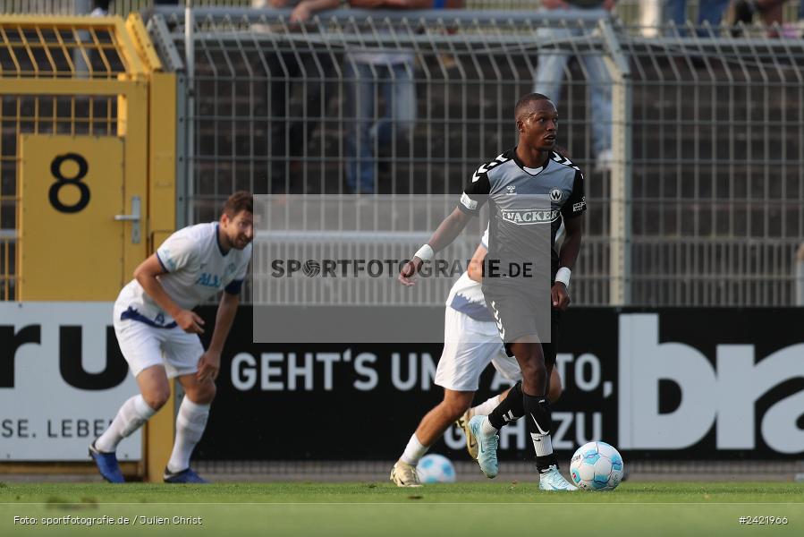Stadion am Schönbusch, Aschaffenburg, 26.07.2024, sport, action, Fussball, BFV, 2. Spieltag, Regionalliga Bayern, SVW, SVA, SV Wacker Burghausen, SV Viktoria Aschaffenburg - Bild-ID: 2421966