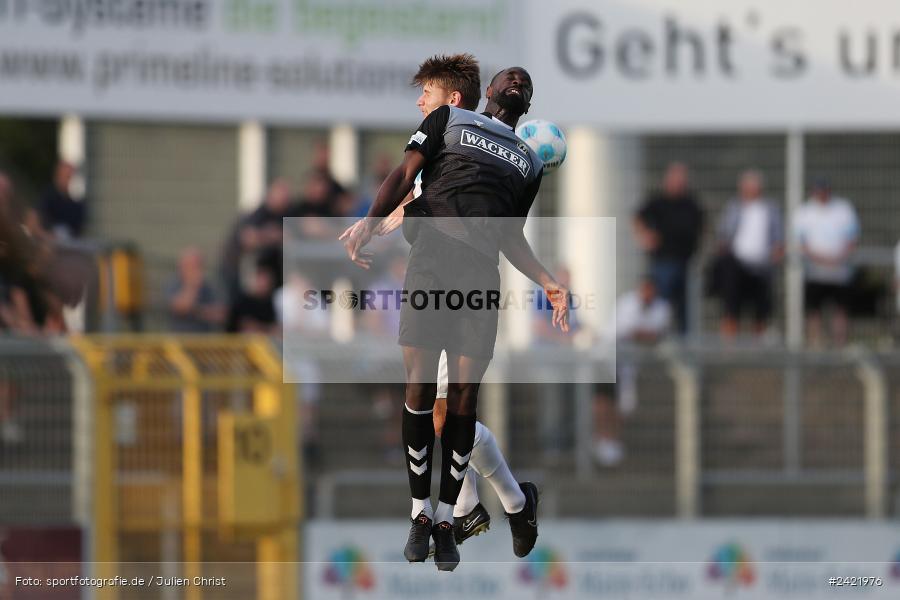 Stadion am Schönbusch, Aschaffenburg, 26.07.2024, sport, action, Fussball, BFV, 2. Spieltag, Regionalliga Bayern, SVW, SVA, SV Wacker Burghausen, SV Viktoria Aschaffenburg - Bild-ID: 2421976