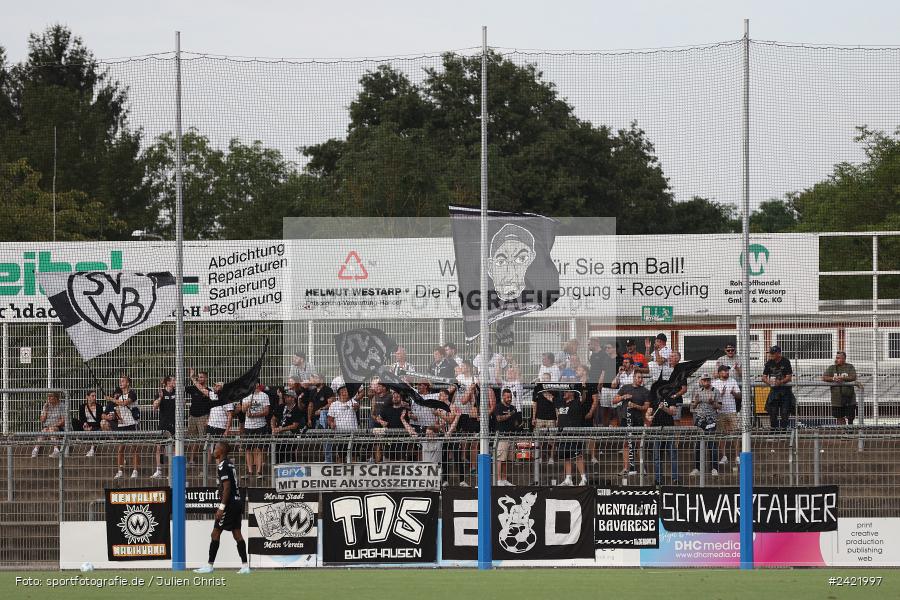 Stadion am Schönbusch, Aschaffenburg, 26.07.2024, sport, action, Fussball, BFV, 2. Spieltag, Regionalliga Bayern, SVW, SVA, SV Wacker Burghausen, SV Viktoria Aschaffenburg - Bild-ID: 2421997