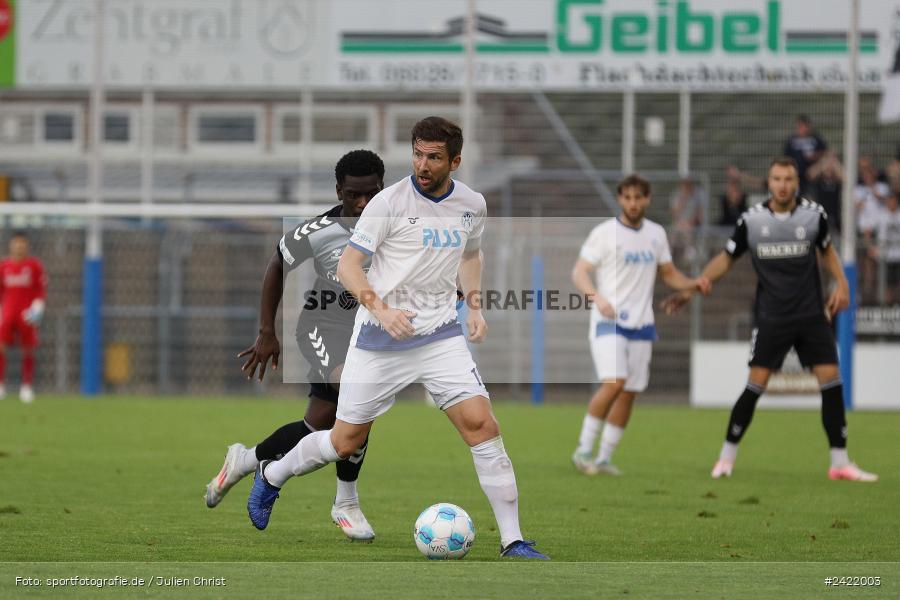 Stadion am Schönbusch, Aschaffenburg, 26.07.2024, sport, action, Fussball, BFV, 2. Spieltag, Regionalliga Bayern, SVW, SVA, SV Wacker Burghausen, SV Viktoria Aschaffenburg - Bild-ID: 2422003