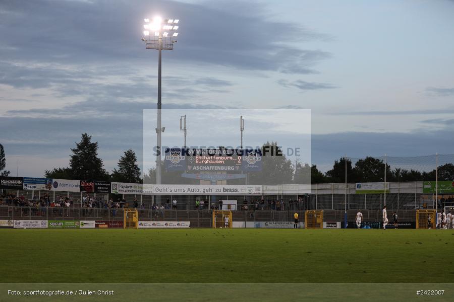 Stadion am Schönbusch, Aschaffenburg, 26.07.2024, sport, action, Fussball, BFV, 2. Spieltag, Regionalliga Bayern, SVW, SVA, SV Wacker Burghausen, SV Viktoria Aschaffenburg - Bild-ID: 2422007