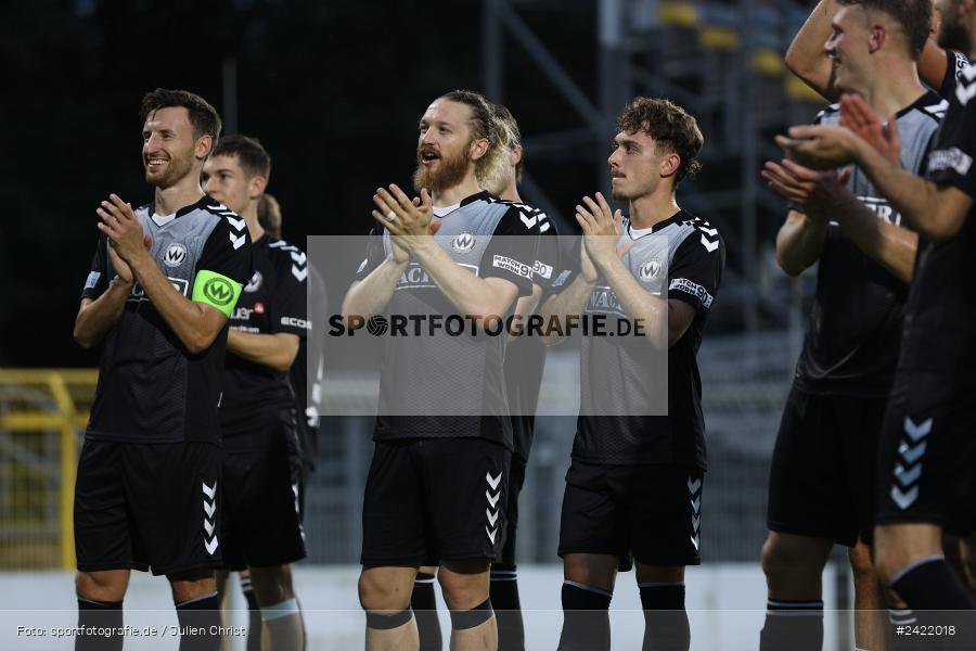 Stadion am Schönbusch, Aschaffenburg, 26.07.2024, sport, action, Fussball, BFV, 2. Spieltag, Regionalliga Bayern, SVW, SVA, SV Wacker Burghausen, SV Viktoria Aschaffenburg - Bild-ID: 2422018 Stadion am Schönbusch, Aschaffenburg, 26.07.2024, sport, action, Fussball, BFV, 2. Spieltag, Regionalliga Bayern, SVW, SVA, SV Wacker Burghausen, SV Viktoria Aschaffenburg - Bild-ID: 2422018