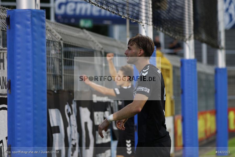 Stadion am Schönbusch, Aschaffenburg, 26.07.2024, sport, action, Fussball, BFV, 2. Spieltag, Regionalliga Bayern, SVW, SVA, SV Wacker Burghausen, SV Viktoria Aschaffenburg - Bild-ID: 2422022