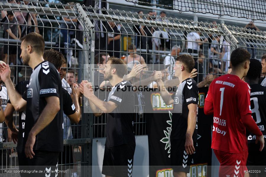 Stadion am Schönbusch, Aschaffenburg, 26.07.2024, sport, action, Fussball, BFV, 2. Spieltag, Regionalliga Bayern, SVW, SVA, SV Wacker Burghausen, SV Viktoria Aschaffenburg - Bild-ID: 2422026