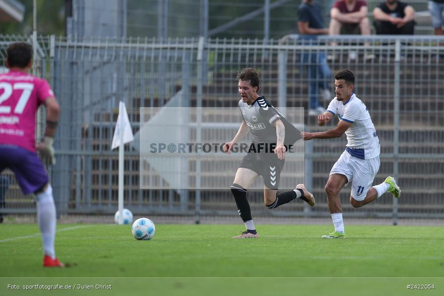 sport, action, Stadion am Schönbusch, SVW, SVA, SV Wacker Burghausen, SV Viktoria Aschaffenburg, Regionalliga Bayern, Fussball, BFV, Aschaffenburg, 26.07.2024, 2. Spieltag - Bild-ID: 2422054