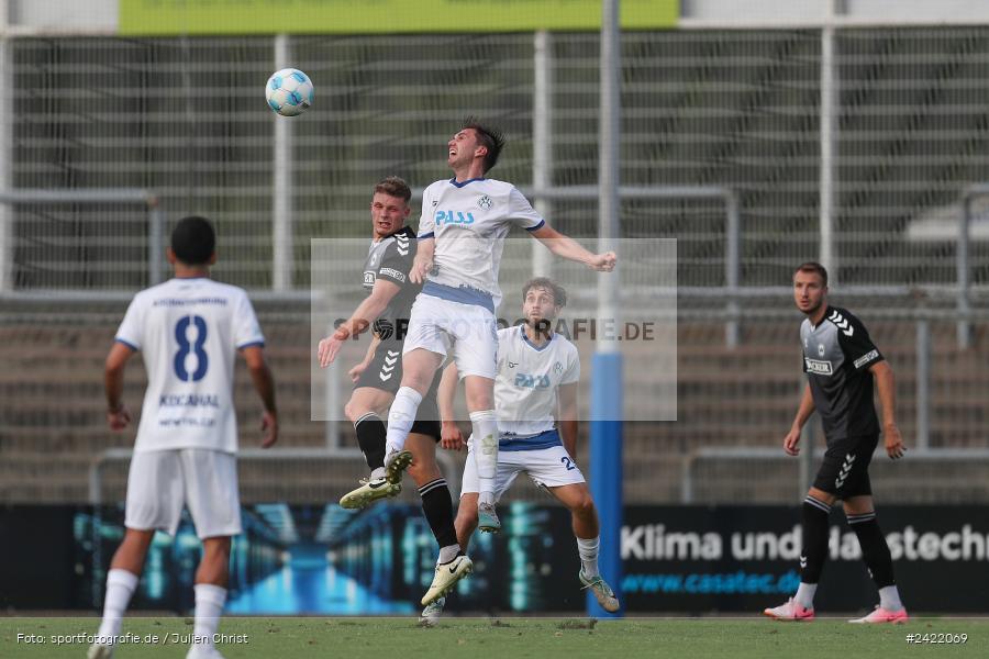 sport, action, Stadion am Schönbusch, SVW, SVA, SV Wacker Burghausen, SV Viktoria Aschaffenburg, Regionalliga Bayern, Fussball, BFV, Aschaffenburg, 26.07.2024, 2. Spieltag - Bild-ID: 2422069 sport, action, Stadion am Schönbusch, SVW, SVA, SV Wacker Burghausen, SV Viktoria Aschaffenburg, Regionalliga Bayern, Fussball, BFV, Aschaffenburg, 26.07.2024, 2. Spieltag - Bild-ID: 2422069