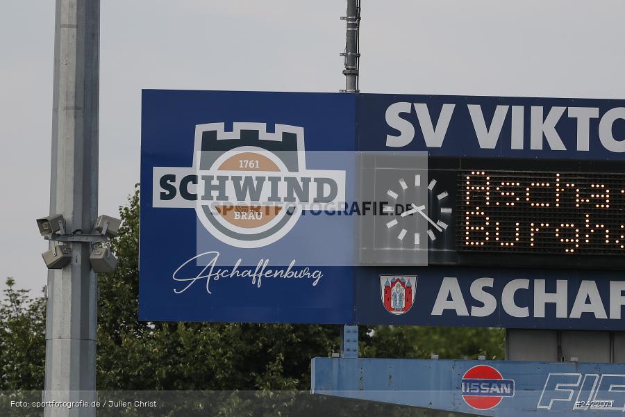 sport, action, Stadion am Schönbusch, SVW, SVA, SV Wacker Burghausen, SV Viktoria Aschaffenburg, Regionalliga Bayern, Fussball, BFV, Aschaffenburg, 26.07.2024, 2. Spieltag - Bild-ID: 2422071