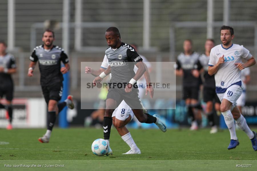 sport, action, Stadion am Schönbusch, SVW, SVA, SV Wacker Burghausen, SV Viktoria Aschaffenburg, Regionalliga Bayern, Fussball, BFV, Aschaffenburg, 26.07.2024, 2. Spieltag - Bild-ID: 2422077