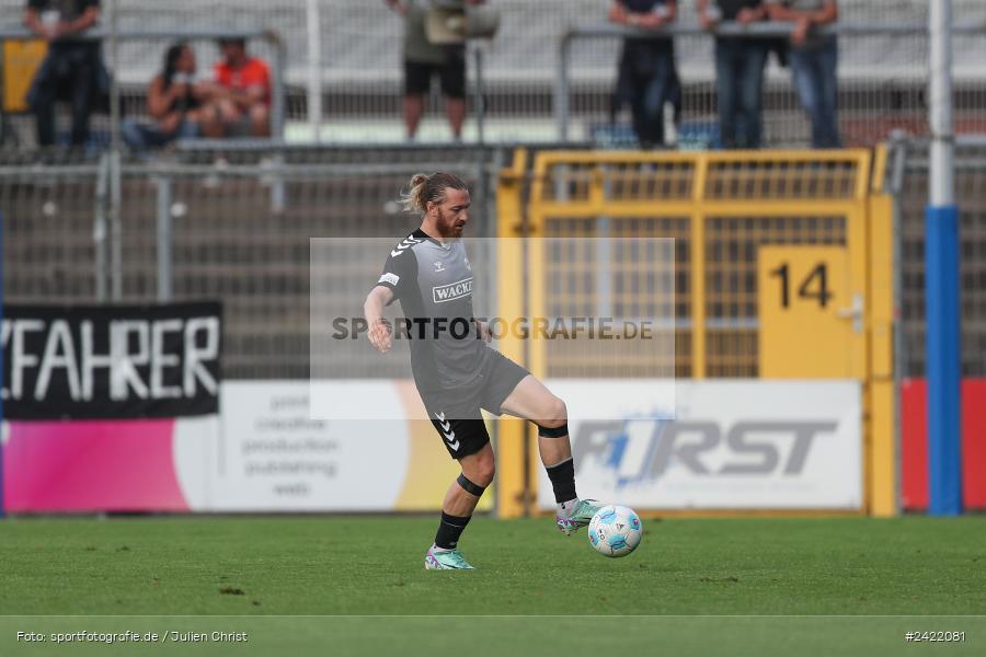 sport, action, Stadion am Schönbusch, SVW, SVA, SV Wacker Burghausen, SV Viktoria Aschaffenburg, Regionalliga Bayern, Fussball, BFV, Aschaffenburg, 26.07.2024, 2. Spieltag - Bild-ID: 2422081