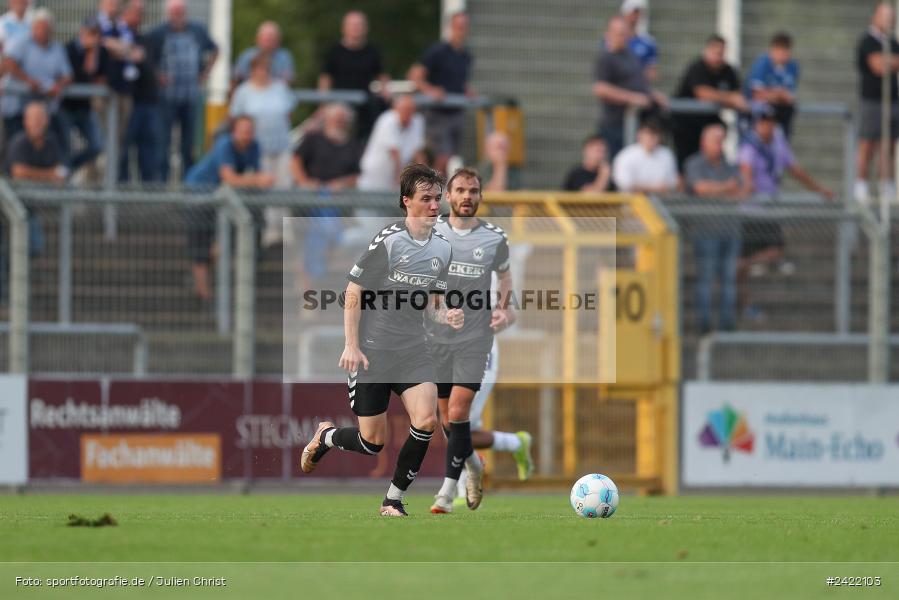 sport, action, Stadion am Schönbusch, SVW, SVA, SV Wacker Burghausen, SV Viktoria Aschaffenburg, Regionalliga Bayern, Fussball, BFV, Aschaffenburg, 26.07.2024, 2. Spieltag - Bild-ID: 2422103
