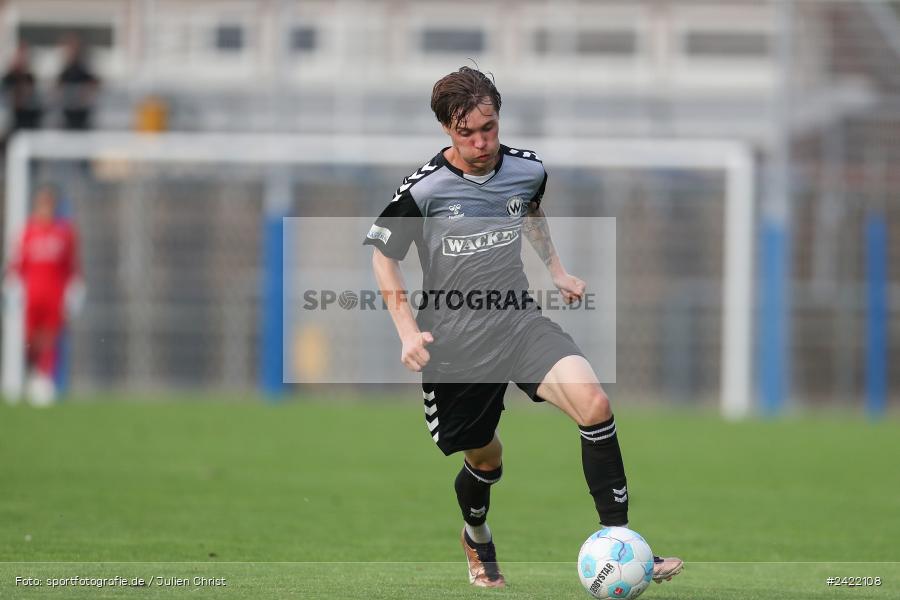 sport, action, Stadion am Schönbusch, SVW, SVA, SV Wacker Burghausen, SV Viktoria Aschaffenburg, Regionalliga Bayern, Fussball, BFV, Aschaffenburg, 26.07.2024, 2. Spieltag - Bild-ID: 2422108