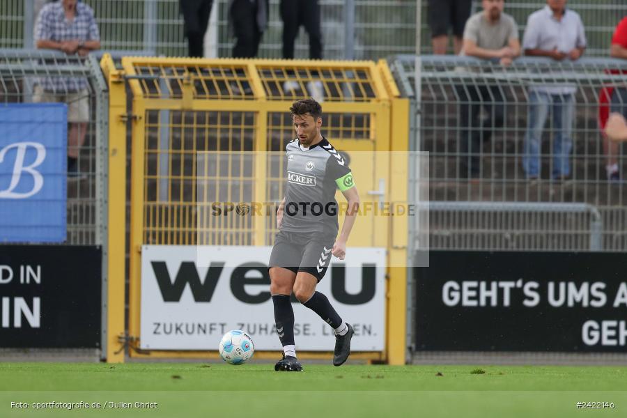 sport, action, Stadion am Schönbusch, SVW, SVA, SV Wacker Burghausen, SV Viktoria Aschaffenburg, Regionalliga Bayern, Fussball, BFV, Aschaffenburg, 26.07.2024, 2. Spieltag - Bild-ID: 2422146 sport, action, Stadion am Schönbusch, SVW, SVA, SV Wacker Burghausen, SV Viktoria Aschaffenburg, Regionalliga Bayern, Fussball, BFV, Aschaffenburg, 26.07.2024, 2. Spieltag - Bild-ID: 2422146