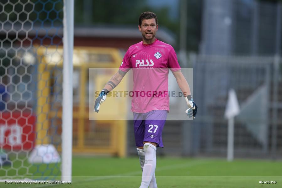 sport, action, Stadion am Schönbusch, SVW, SVA, SV Wacker Burghausen, SV Viktoria Aschaffenburg, Regionalliga Bayern, Fussball, BFV, Aschaffenburg, 26.07.2024, 2. Spieltag - Bild-ID: 2422160