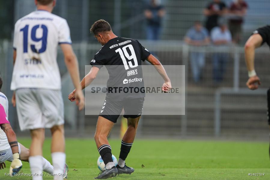 sport, action, Stadion am Schönbusch, SVW, SVA, SV Wacker Burghausen, SV Viktoria Aschaffenburg, Regionalliga Bayern, Fussball, BFV, Aschaffenburg, 26.07.2024, 2. Spieltag - Bild-ID: 2422169 sport, action, Stadion am Schönbusch, SVW, SVA, SV Wacker Burghausen, SV Viktoria Aschaffenburg, Regionalliga Bayern, Fussball, BFV, Aschaffenburg, 26.07.2024, 2. Spieltag - Bild-ID: 2422169