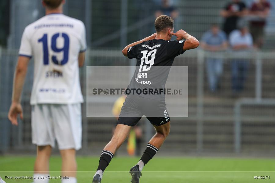 sport, action, Stadion am Schönbusch, SVW, SVA, SV Wacker Burghausen, SV Viktoria Aschaffenburg, Regionalliga Bayern, Fussball, BFV, Aschaffenburg, 26.07.2024, 2. Spieltag - Bild-ID: 2422171 sport, action, Stadion am Schönbusch, SVW, SVA, SV Wacker Burghausen, SV Viktoria Aschaffenburg, Regionalliga Bayern, Fussball, BFV, Aschaffenburg, 26.07.2024, 2. Spieltag - Bild-ID: 2422171