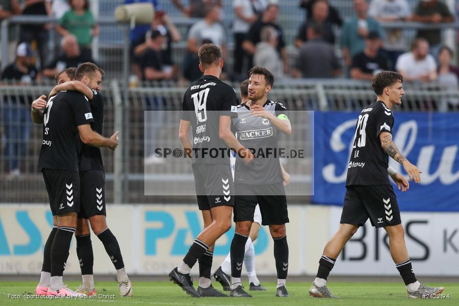 sport, action, Stadion am Schönbusch, SVW, SVA, SV Wacker Burghausen, SV Viktoria Aschaffenburg, Regionalliga Bayern, Fussball, BFV, Aschaffenburg, 26.07.2024, 2. Spieltag - Bild-ID: 2422194