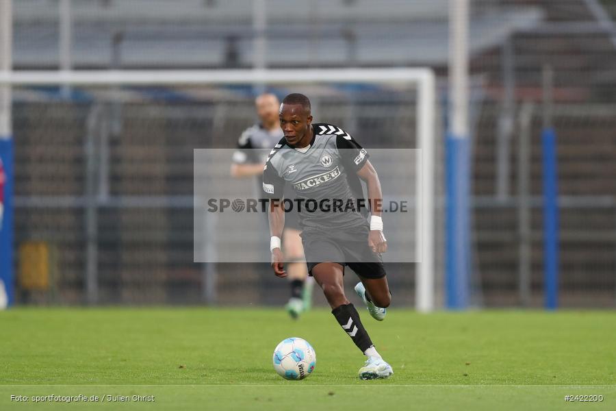 sport, action, Stadion am Schönbusch, SVW, SVA, SV Wacker Burghausen, SV Viktoria Aschaffenburg, Regionalliga Bayern, Fussball, BFV, Aschaffenburg, 26.07.2024, 2. Spieltag - Bild-ID: 2422200 sport, action, Stadion am Schönbusch, SVW, SVA, SV Wacker Burghausen, SV Viktoria Aschaffenburg, Regionalliga Bayern, Fussball, BFV, Aschaffenburg, 26.07.2024, 2. Spieltag - Bild-ID: 2422200