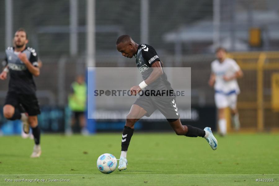 sport, action, Stadion am Schönbusch, SVW, SVA, SV Wacker Burghausen, SV Viktoria Aschaffenburg, Regionalliga Bayern, Fussball, BFV, Aschaffenburg, 26.07.2024, 2. Spieltag - Bild-ID: 2422203 sport, action, Stadion am Schönbusch, SVW, SVA, SV Wacker Burghausen, SV Viktoria Aschaffenburg, Regionalliga Bayern, Fussball, BFV, Aschaffenburg, 26.07.2024, 2. Spieltag - Bild-ID: 2422203
