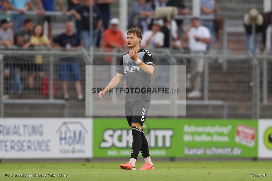 sport, action, Stadion am Schönbusch, SVW, SVA, SV Wacker Burghausen, SV Viktoria Aschaffenburg, Regionalliga Bayern, Fussball, BFV, Aschaffenburg, 26.07.2024, 2. Spieltag - Bild-ID: 2422208 sport, action, Stadion am Schönbusch, SVW, SVA, SV Wacker Burghausen, SV Viktoria Aschaffenburg, Regionalliga Bayern, Fussball, BFV, Aschaffenburg, 26.07.2024, 2. Spieltag - Bild-ID: 2422208