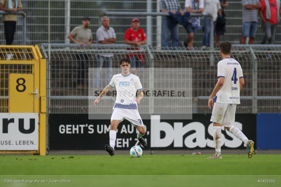 sport, action, Stadion am Schönbusch, SVW, SVA, SV Wacker Burghausen, SV Viktoria Aschaffenburg, Regionalliga Bayern, Fussball, BFV, Aschaffenburg, 26.07.2024, 2. Spieltag - Bild-ID: 2422230