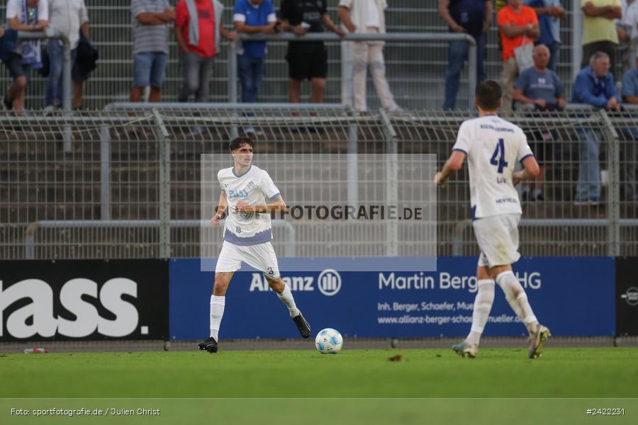 sport, action, Stadion am Schönbusch, SVW, SVA, SV Wacker Burghausen, SV Viktoria Aschaffenburg, Regionalliga Bayern, Fussball, BFV, Aschaffenburg, 26.07.2024, 2. Spieltag - Bild-ID: 2422231