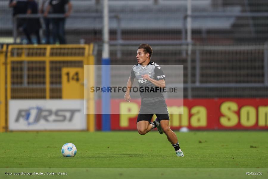 sport, action, Stadion am Schönbusch, SVW, SVA, SV Wacker Burghausen, SV Viktoria Aschaffenburg, Regionalliga Bayern, Fussball, BFV, Aschaffenburg, 26.07.2024, 2. Spieltag - Bild-ID: 2422236