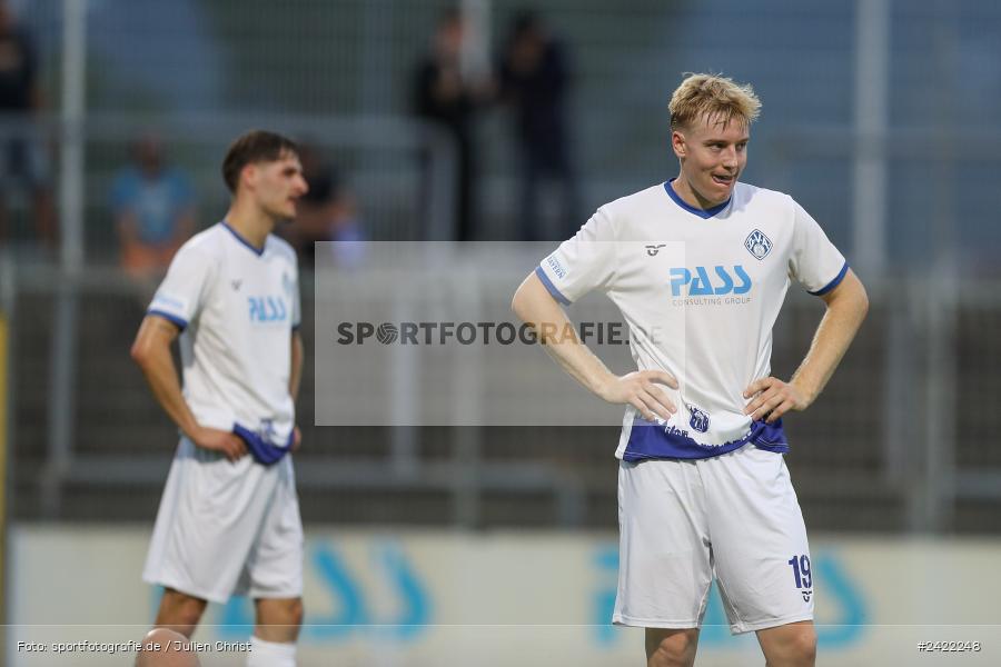 sport, action, Stadion am Schönbusch, SVW, SVA, SV Wacker Burghausen, SV Viktoria Aschaffenburg, Regionalliga Bayern, Fussball, BFV, Aschaffenburg, 26.07.2024, 2. Spieltag - Bild-ID: 2422248 sport, action, Stadion am Schönbusch, SVW, SVA, SV Wacker Burghausen, SV Viktoria Aschaffenburg, Regionalliga Bayern, Fussball, BFV, Aschaffenburg, 26.07.2024, 2. Spieltag - Bild-ID: 2422248