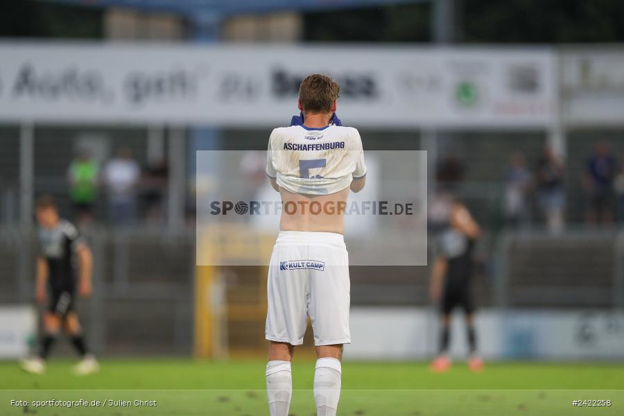 sport, action, Stadion am Schönbusch, SVW, SVA, SV Wacker Burghausen, SV Viktoria Aschaffenburg, Regionalliga Bayern, Fussball, BFV, Aschaffenburg, 26.07.2024, 2. Spieltag - Bild-ID: 2422258 sport, action, Stadion am Schönbusch, SVW, SVA, SV Wacker Burghausen, SV Viktoria Aschaffenburg, Regionalliga Bayern, Fussball, BFV, Aschaffenburg, 26.07.2024, 2. Spieltag - Bild-ID: 2422258