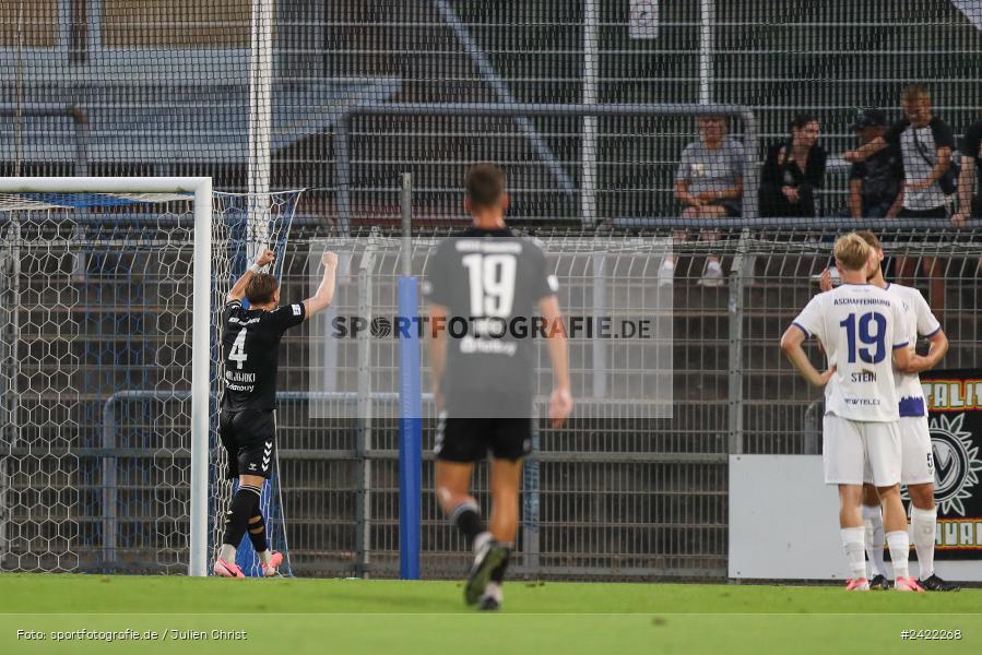 sport, action, Stadion am Schönbusch, SVW, SVA, SV Wacker Burghausen, SV Viktoria Aschaffenburg, Regionalliga Bayern, Fussball, BFV, Aschaffenburg, 26.07.2024, 2. Spieltag - Bild-ID: 2422268 sport, action, Stadion am Schönbusch, SVW, SVA, SV Wacker Burghausen, SV Viktoria Aschaffenburg, Regionalliga Bayern, Fussball, BFV, Aschaffenburg, 26.07.2024, 2. Spieltag - Bild-ID: 2422268